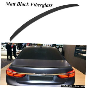 GAp[c BMW G11 G12 740i 750I 16-18AgNX|C[ECO}bgubNt@Co[OX̓tBbg Fits BMW G11 G12 740i 750i 16-18 Rear Trunk Spoiler Wing Matt Black Fiber Glass
