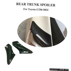 GAp[c XoBRZg^86 13-20AgNX|C[TChbhEBOJ[{t@Co[̏ꍇ For Subaru BRZ Toyota 86 13-20 Rear Trunk Side Spoiler Lid Wing Carbon Fiber