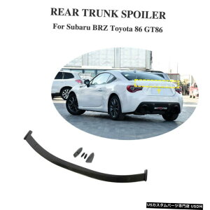 GAp[c g^86XoBRZ 13-19AgNX|C[bhECObvJ[{t@Co[̂߂̓K Fit For Toyota 86 Subaru BRZ 13-19 Rear Trunk Spoiler Lid Wing Lip Carbon Fiber