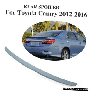 GAp[c g^Ĵ߂ABSAgNX|C[u[gECOe[bvhtBbg12-16 ABS Rear Trunk Spoiler Boot Wing Tail Lip Unpainted Fit for Toyota Camry 12-16