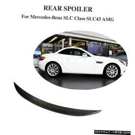 エアロパーツ ベンツSLC180 SLC300 SLC43 AMG 16-19リアスポイラーテールふたウィングカーボンファイバーがフィット Fits Benz SLC180 SLC300 SLC43 AMG 16-19 Rear Spoiler Tail Lid Wing Carbon Fiber