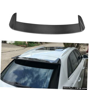 GAp[c AEfBQ34hA2012N2017NYf@ۗpA[tX|C[AgNECObvtBbg Rear Roof Spoiler Trunk Wing Lip Fit for Audi Q3 4-Door 2012-2017 Carbon Fiber