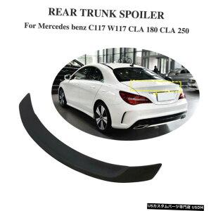 GAp[c xcCLA200 CLA250 CLA45 AMG 14-19 RearTrunkX|C[ECOJ[{t@Co[tBbg Fits Benz CLA200 CLA250 CLA45 AMG 14-19 RearTrunk Spoiler Wing Carbon Fiber