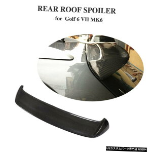 GAp[c AX|C[gbvECOtBbĝ߂VWSt6 MK 6S2010N2013NJ[{t@Co[ Rear Spoiler Top Roof Wing Fit For VW Golf 6 MK 6 Wagon 2010-2013 Carbon Fiber