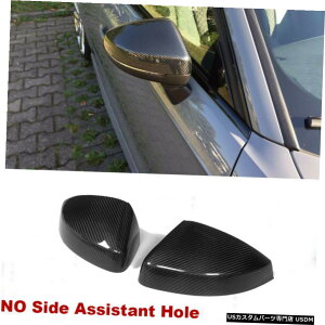 GAp[c J[{t@Co[~[Jo[Lbv1416AVXg邱ƂȂAAEfBA3 S3 RS3̂߂ɌĂ Carbon Fiber Mirror Cover Caps Replace for Audi A3 S3 RS3 without Assist 