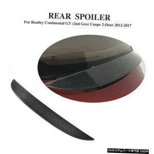 GAp[c AgNX|C[ECOJ[{t@Co[tBbĝ߂̃xg[R`l^GTN[y12-17 Rear Trunk Spoiler Wing Carbon Fiber Fit For Bentley Continental GT Coupe 12-17