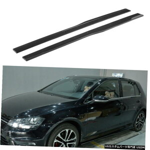GAp[c TChXJ[gbvX|C[J[{t@CõtHNX[QSt7 VII MK7 R R-LINE 14-16 Side Skirt Lip Spoiler Carbon Fiber For Volkswagen GOLF 7 VII MK7 R R-LINE 14-16