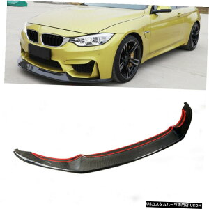 GAp[c tBbĝBMW F80 M3 F82 F83 M4 14-18tgop[bvX|C[`J[{t@Co[ Fit For BMW F80 M3 F82 F83 M4 14-18 Front Bumper Lip Spoiler Chin Carbon Fiber