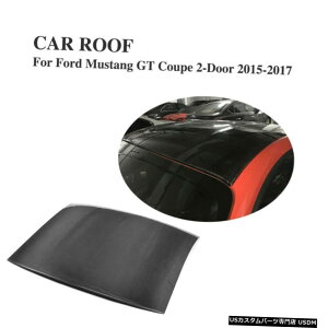 GAp[c t[hJo[J[{t@Co[tBbĝ߂̃tH[h}X^ON[y2D 2015N2017N̍H Roof Top Hood Cover Carbon Fiber Fit For Ford Mustang Coupe 2D 2015-2017 Factory
