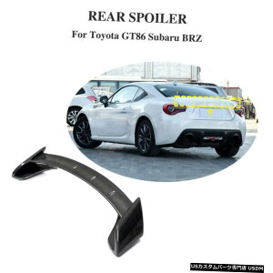 GAp[c Ԃ̃AgNX|C[ECOtBbĝ߂̃g^86XoBRZ 2013N2019NJ[{t@Co[ Car Rear Trunk Spoiler Wing Fit For Toyota 86 Subaru BRZ 2013-2019 Carbon Fiber