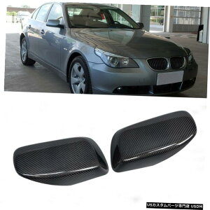 GAp[c J[{t@Co[J[~[Jo[02-07 BMW E60 E61 5Series 6Series E63 E64̂߂ɍ܂ Carbon Fiber Car Mirror Covers fit for 02-07 BMW 5Series E60 E61 6Series E63 E64