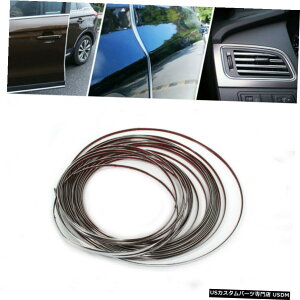 GAp[c Vo[N[Ԃ̃hAGbWK[h`gXgbvveN^[15M * 6~[g Silver Chrome Car Door Edge Guard Molding Trim Protectors Strip 15M*6mm