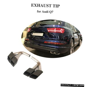 GAp[c tBbĝ߂AUDI Q7 16-19 2.0L}t[GL][Xge[pCvXeX|2PCS Fit For AUDI Q7 16-19 2.0L Rear Muffler Exhaust Tailpipe Stainless Steel 2PCS