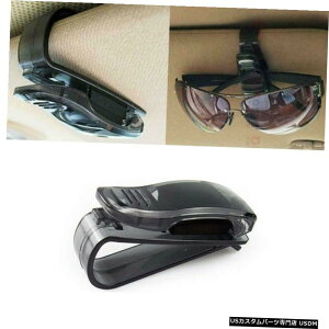 GAp[c Ԃ̃ToCU[ዾTOXJ[h`Pbgy[p[z_[Nbvjo[T Black Car Sun Visor Glasses Sunglasses Card Ticket Paper Holder Clip Universal