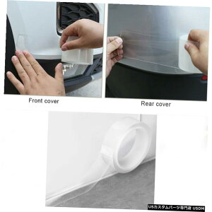 �G�A���p�[�c �N���A�Ԃ̃h�A�X�g���b�v�o���p�[�t�[�h�G�b�W�K�[�h�h���ی�t�B�����X�e�b�J�[VU Clear Car Door Strip Bumper Hood Edge Guard Paints Protection Film Sticker VU