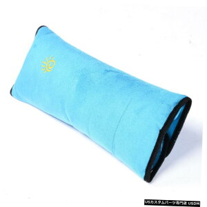GAp[c u[q\tgwbhXglbNT|[gpbhNbVZ[teBJ[V[gxg Blue Child Soft Headrest Neck Support Pad Pillow Cushion Safety Car Seat Belt
