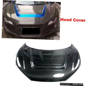 GAp[c AEfBR8 V8 V10 2007N2015NtgGW{lbgt[ĥӂJo[J[{t@Co[̏ꍇ For Audi R8 V8 V10 2007-2015 Front Engine Bonnet Hood Lid Cover Carbon Fiber