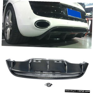 GAp[c AEfBR82hA2010N2015NAop[fBt[U[OJ[{t@Co[̂߂̓K Fit for Audi R8 2-Door 2010-2015 Rear Bumper Diffuser Lower Lip Carbon Fiber