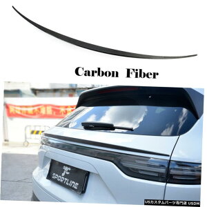 GAp[c AX|C[ECOɂĂ̓|VFJCG4hA2018N2019NJ[{t@Co[ Rear Middle Spoiler Wing For Porsche Cayenne 4-Door 2018-2019 Carbon Fiber