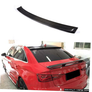 エアロパーツ アウディA3セダン2015 2016のためのカーボンファイバーリアトランクスポイラートップ屋根ウイング Carbon Fiber Rear Trunk Top Spoiler Roof Wing for Audi A3 Sedan 2015 2016