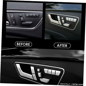 GAp[c 12XԂ̃hAbN038;V[g[{^Jo[ĝ߂ɃxcC ENXW204 W212 12X Car Door Lock  Seat Memory Button Cover Trim For Benz C E Class W204 W212