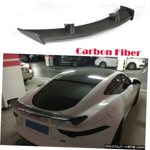 GAp[c J[{t@Co[AX|C[ECOCꂽtBbĝ߂̃WK[F-TYPEN[y2hA14-18 Carbon Fiber Rear Spoiler Wing Refit Fit For Jaguar F-TYPE Coupe 2-Door 14-18