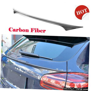 GAp[c |VFJCG2015-2017J[{t@Co[Ĉ߂̃AgNX|C[ECOtBbg Rear Trunk Spoiler Wing Fit for Porsche Cayenne 2015-2017 Carbon Fiber Refit