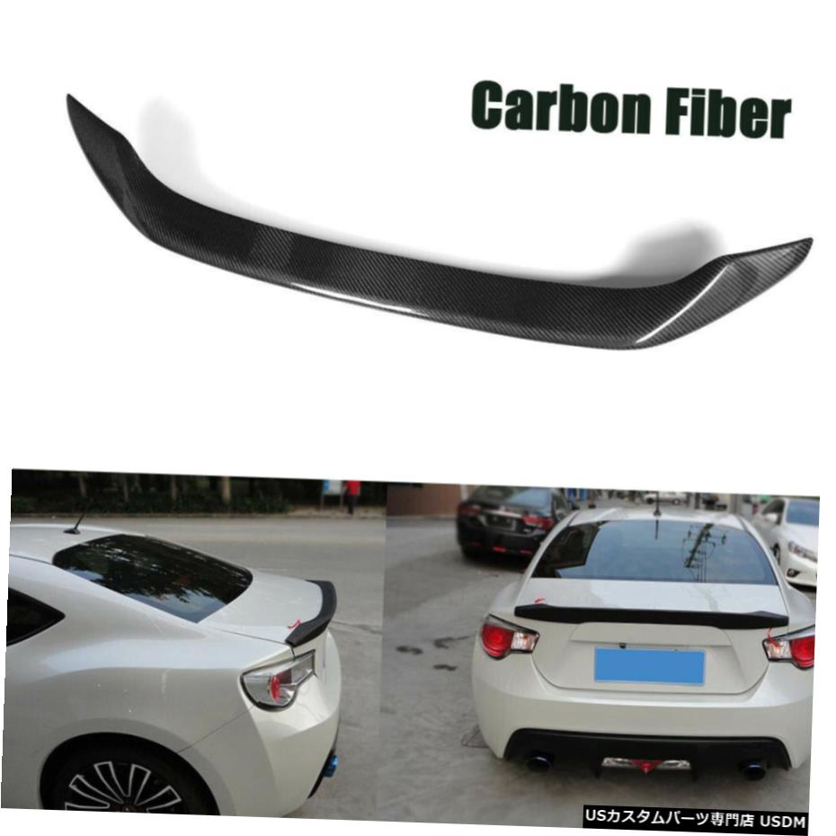 エアロパーツ トヨタGT86 12-17スバルBRZ 13-17リアスポイラーブートウイングカーボンファイバーのための適合 Fit for Toyota GT86 12-17 Subaru BRZ 13-17 Rear Spoiler Boot Wing Carbon Fiber