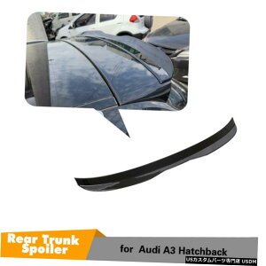 GAp[c AUDI A3nb`obN04-09AEBhEX|C[̃gbvEBÔ鍕ABŜ߂ For AUDI A3 Hatchback 04-09 Rear Window Spoiler Roof Top Wing Glossy Black ABS