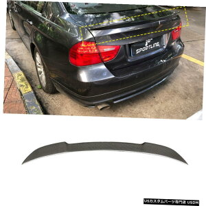 GAp[c BMW E90 325I 328i335i M3Z_512AgNX|C[ECOJ[{t@Co[̏ꍇ For BMW E90 325i 328i 335i M3 Sedan 05-12 Rear Trunk Spoiler Wing Carbon Fiber