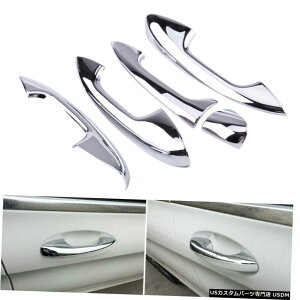 GAp[c LHDVo[hAnhJo[ĝ߂ɃxcCNXW205 GLC X253 ENXW213 LHD Silver Door Handle Cover Trim For Benz C Class W205 GLC X253 E Class W213