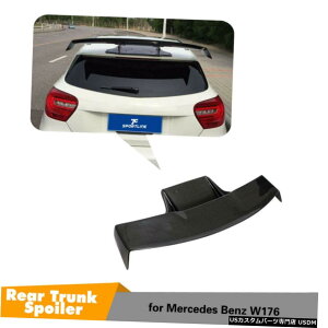 GAp[c A[tX|C[X|[cECOɂĂ̓xcW176 A180 A200 A45AMG 13-18J[{t@Co[ Rear Roof Spoiler Sport Wing For Benz W176 A180 A200 A45AMG 13-18 Carbon Fiber