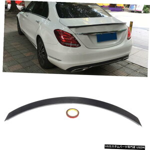 GAp[c ZfXxcW205Z_2015N2016N̂߂̃J[{t@Co[AX|C[gNECObv Carbon Fiber Rear Spoiler Trunk Wing Lip for Mercedes Benz W205 Sedan 2015-2016