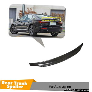 GAp[c AgNX|C[u[gECOtBbĝ߂̃AEfBA6 / S6Z_2019N2020NJ[{t@Co[ Rear Trunk Spoiler Boot Wing Fit For Audi A6/S6 Sedan 2019-2020 Carbon Fiber