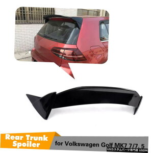 GAp[c ABSAgN[tX|C[ECOɂĂ̓tHNX[QVW Golf7 MK7 MK7.5 14-18 ABS Rear Trunk Roof Spoiler Wing For Volkswagen VW Golf7 MK7 MK7.5 14-18