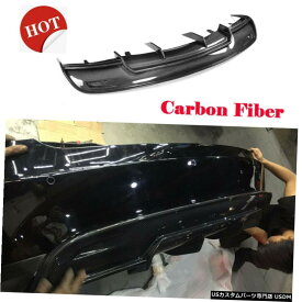 エアロパーツ テスラモデルS 2012-2015工場用カーボンファイバーリアバンパーディフューザーリップフィット Carbon Fiber Rear Bumper Lip Diffuser Fit for Tesla Model S 2012-2015 Factory