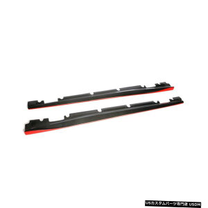GAp[c xcCLA 250 CLA 45AMG A200 A250 A45 AMG 13-18bhCpJ[{TChXJ[g Carbon Side Skirts for Benz CLA 250 CLA 45AMG A200 A250 A45 AMG 13-18 Red Line
