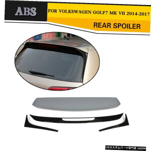 GAp[c tHNX[QVWSt7 MK7GTI RpABSA[tX|C[ECOtBbg14-17 ABS Rear Roof Spoiler Wing Fit for Volkswagen VW Golf 7 MK7 Non-GTI R 14-17