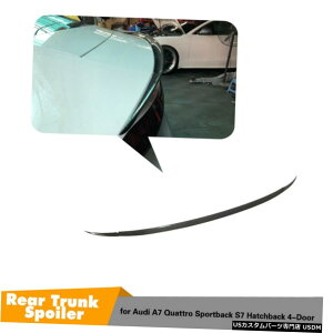 GAp[c 3PCSJ[{t@Co[AgNX|C[u[gEBÔ߂ɃAEfBA7 / S7nb`obN2019UP 3PCS Carbon Fiber Rear Trunk Spoiler Boot Wing For Audi A7/ S7 Hatchback 2019UP