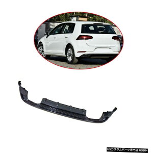 GAp[c ABSJ[{bNAop[fBt[U[bvɂĂVWSt7.5 MK 7.5 / GTI / R 18-19 ABS Carbon Look Rear Bumper Lip Diffuser For VW Golf 7.5 MK 7.5 /GTI /R 18-19