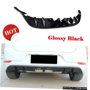 GAp[c PPAop[fBt[U[bvĈ߂ɃtHNX[QVWSt7.5 MK 7.5 / GTI 17-18 PP Rear Bumper Diffuser Lip Refit For Volkswagen VW Golf 7.5 MK 7.5/GTI 17-18
