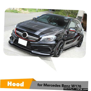 GAp[c tgt[hJo[{fBLbgxcW176 A200 A250 A45 AMG 13-18J[{t@Co[ Front Hood Cover Body Kit For Benz W176 A200 A250 A45 AMG 13-18 Carbon Fiber