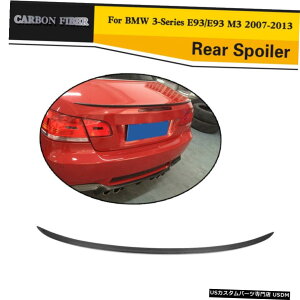 GAp[c J[{t@Co[AX|C[ECOu[cĈ߂BMW E93 328i M3Ro[`u713 Carbon Fiber Rear Boot Spoiler Wing Refit For BMW E93 328i M3 Convertible 07-13