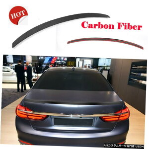 �G�A���p�[�c �J�[�{���t�@�C�o�[���A�g�����N�X�|�C���[�t�B�b�g���̂��߂�BMW 7�V���[�YG11 G12�Z�_��4�h�A16-18 Carbon Fiber Rear Trunk Spoiler Fit For BMW 7 Series G11 G12 Sedan 4-Door 16-18 �y���s�A���i�z