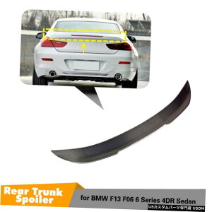 �G�A���p�[�c �J�[�{�����A�g�����N�X�|�C���[���b�h�E�B���O�pBMW F13 F06 640I 650i��M6 12-18�t�@�N�g���[ Carbon Rear Trunk Spoiler Lid Wing For BMW F13 F06 640i 650i M6 12-18 Factory �y���s�A���i�z