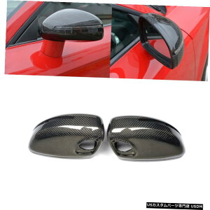 GAp[c AUDI R8 07-11 TT 8J TTS 814̂߂ɁA2XJ[{t@Co[TCh~[Jo[̌ 2X Carbon Fiber Side Mirror Cover Replacement For AUDI R8 07-11 TT 8J TTS 08-14