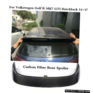 GAp[c tHNX[QStR MK7 GTInb`obN2014N2017NYf@ۗpAX|C[tBbg Rear Spoiler Fit for Volkswagen Golf R MK7 GTI Hatchback 2014-2017 Carbon Fiber