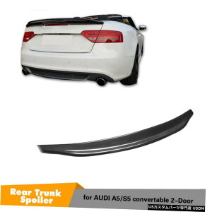 GAp[c AX|C[ECOĈ߂ɃAEfBA5  S5  RS5Ro[`u816J[{t@Co[ Rear Spoiler Wing Refit For Audi A5S5RS5 Convertible 08-16 Carbon Fiber