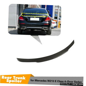 GAp[c AgNX|C[ECOɂĂ̓xcW213 E250 E300 E400 E43 E63 16-19J[{t@Co[ Rear Trunk Spoiler Wing For Benz W213 E250 E300 E400 E43 E63 16-19 Carbon Fiber