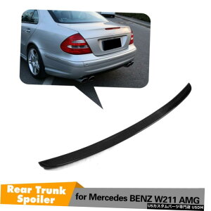 GAp[c AX|C[ECÔ߂ɃZfXxcW211 E320 E350 E63 AMGJ[{t@Co[0208 Rear Spoiler Wing For Mercedes Benz W211 E320 E350 E63 AMG 02-08 Carbon Fiber
